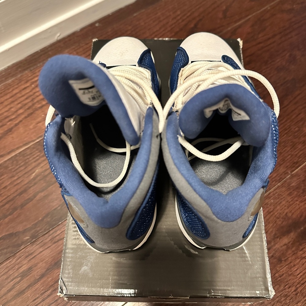 Jordan Retro 13 | Kids SZ 2.5 | French Blue/University Blue-Flint Grey-White - Picture 5 of 6